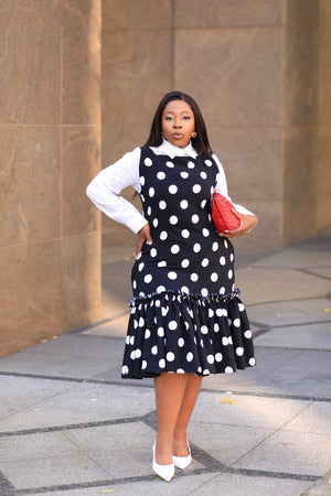 Amanda Polka Dress